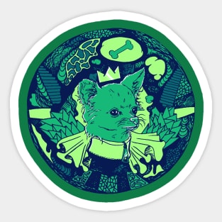 Ngreen Circle of the Chihuahua Sticker